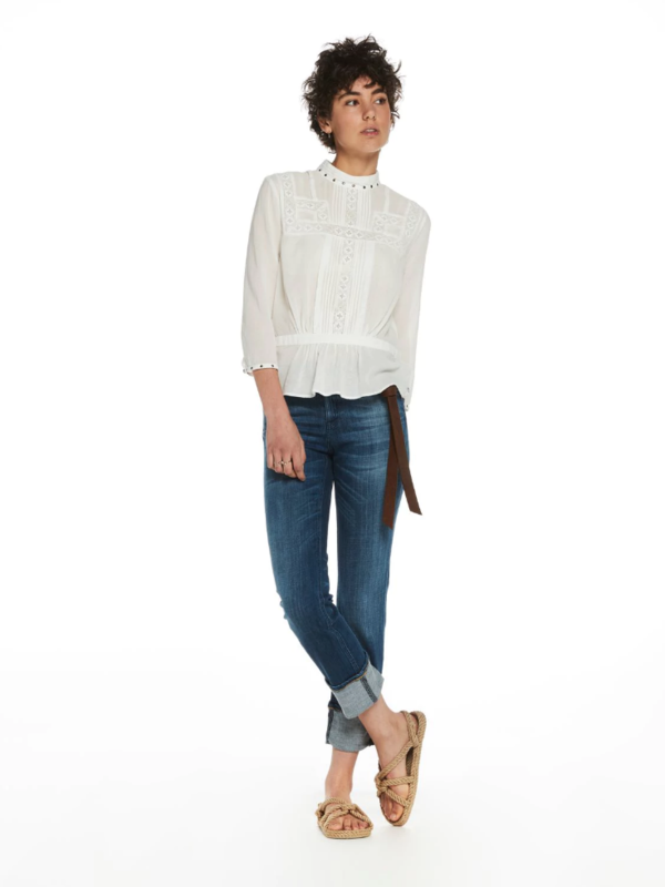 Maison Scotch Supreme Straight Jean in Indigo Bliss Maison Scotch Supreme Straight Jean in Indigo Bliss