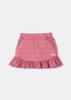 PGG Amossa x Nylon Mechanical Stretch Taffeta Skirt - Pink - Thumbnail 1