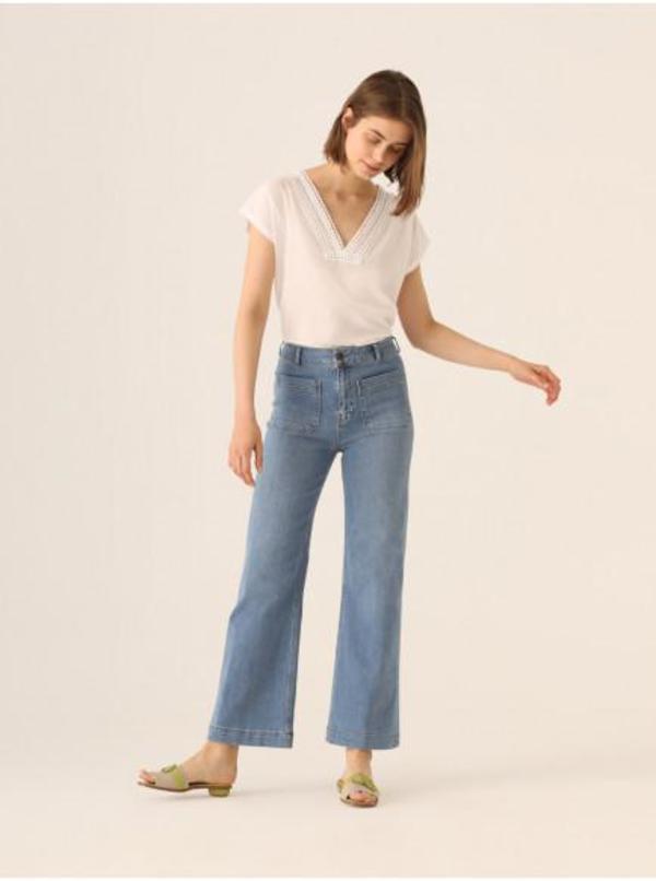 Nice Things Lace Neck Top Nice Things Lace Neck Top