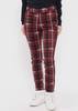 PEARLY GATES Cotton Stretch Calze Check Pants - Thumbnail 2