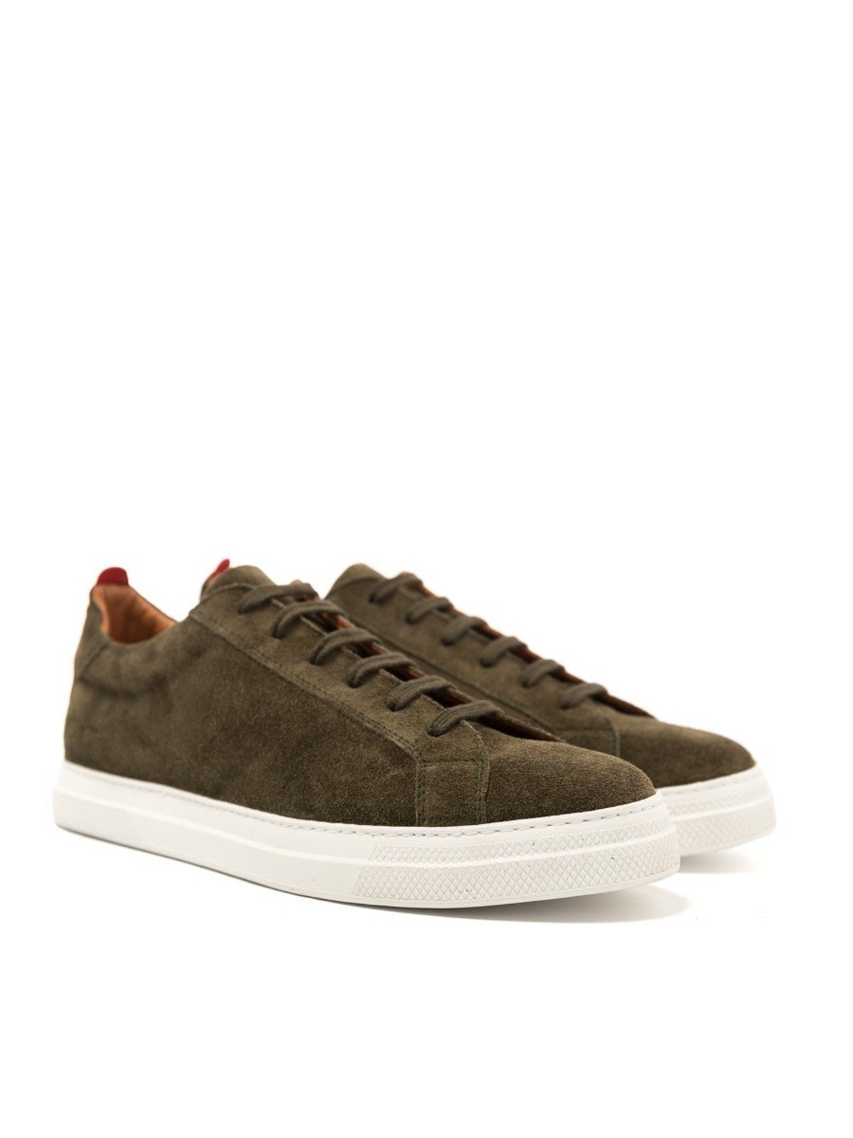 Oliver Spencer Ambleside Low-Top Suede Shoe - Moss - Image 2 of 2