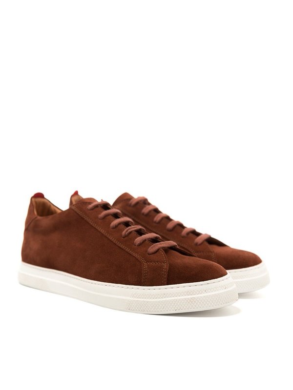 Oliver Spencer Ambleside Low-Top Suede Shoe in Rust Oliver Spencer Ambleside Low-Top Suede Shoe in Rust
