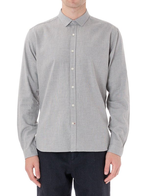 Oliver Spencer Clerkenwell Shirt in Clifton Grey Oliver Spencer Clerkenwell Shirt in Clifton Grey