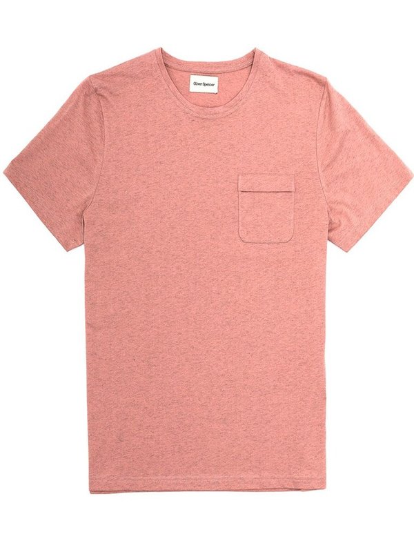 Oliver Spencer Envelope T-Shirt in Warren Pink Oliver Spencer Envelope T-Shirt in Warren Pink