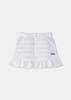 PGG Amossa x Nylon Mechanical Stretch Taffeta Skirt - White - Thumbnail 2