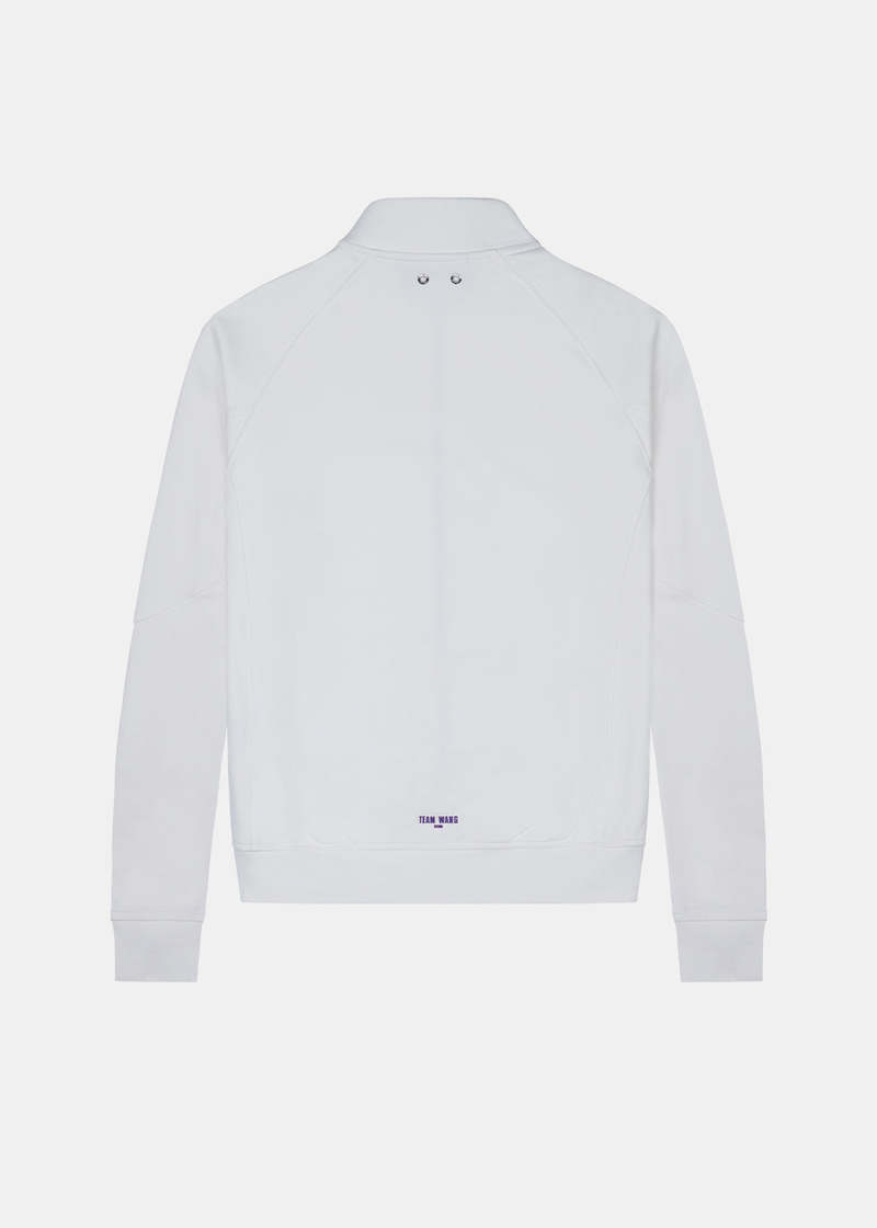 Team Wang Zip-up Casual Jacket - White Team Wang Zip-up Casual Jacket - White