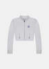 Team Wang Zip-up Cropped Jacket - White - Thumbnail 1