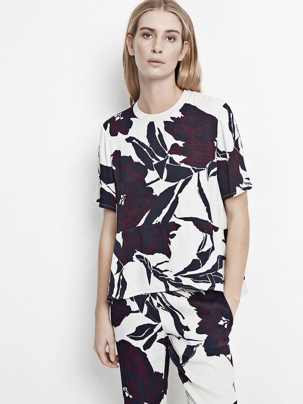 Samsoe & Samsoe Florrie Top in Papier Florie Samsoe & Samsoe Florrie Top in Papier Florie