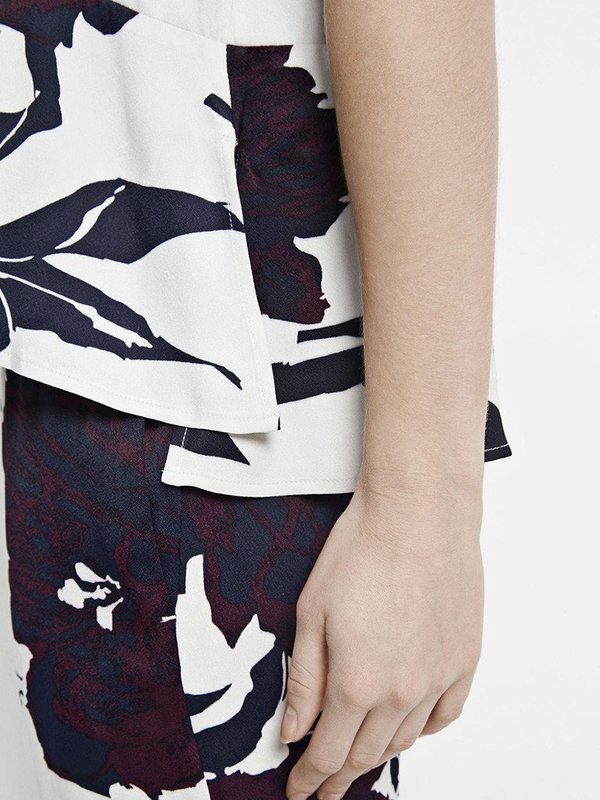 Samsoe & Samsoe Florrie Top in Papier Florie Samsoe & Samsoe Florrie Top in Papier Florie