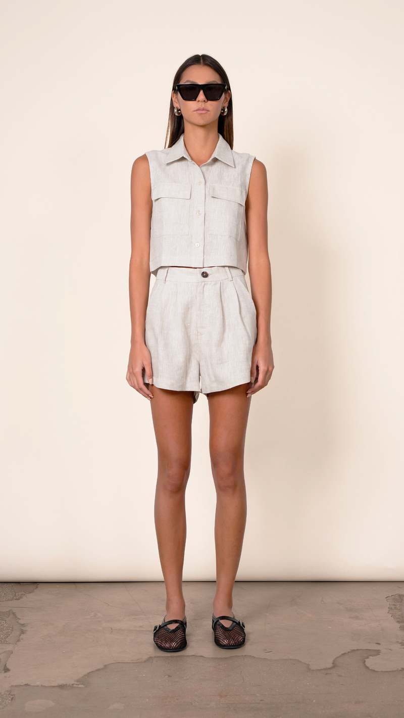 Parentezi Michelle Short - Oat Parentezi Michelle Short - Oat