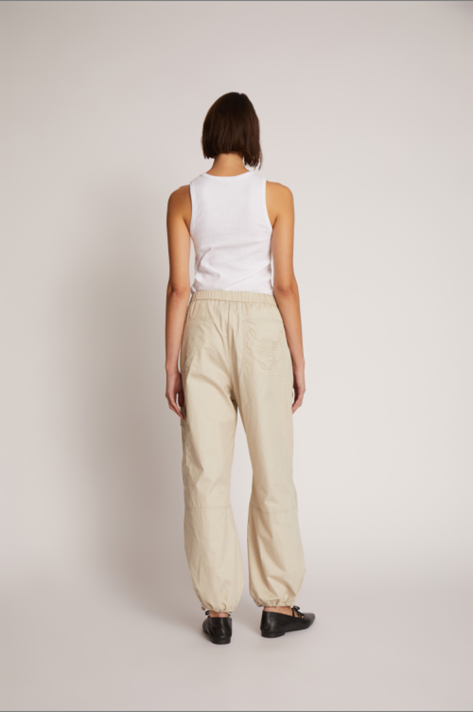 Munthe Tenas Cargo Pant Stone Garmentory