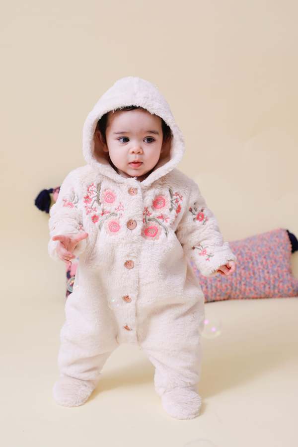 Kids Louise Misha Naglaya Pilot Jumpsuit - Cream | Garmentory