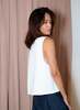 KAAREM Rang Six-Panel Cropped Top - White - Thumbnail 6
