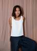 KAAREM Rang Six-Panel Cropped Top - White - Thumbnail 7