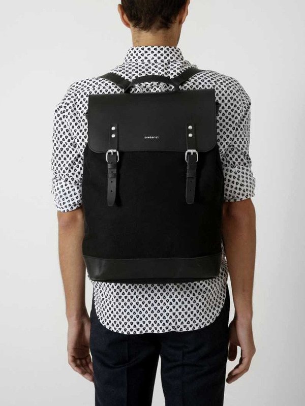 Sandqvist Hege Rucksack in Black Sandqvist Hege Rucksack in Black