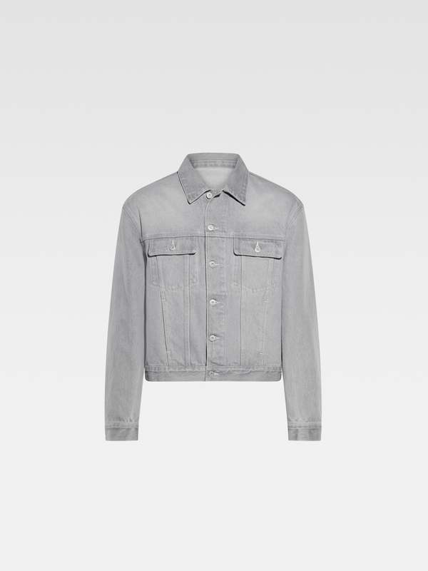 La Veste De-Nimes Jacket - Grey/Off White