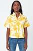 DUSHYANT. Hand Dyed The Michelle Short Sleeve Shirt - Yellow/White - Thumbnail 4