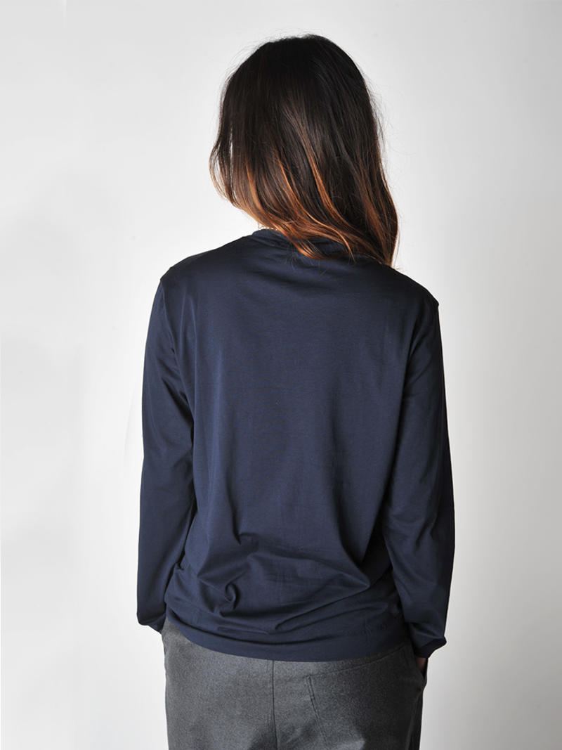Sofie D'Hoore ダークブルー 長袖シャツ SOFIE D HOORE（ソフィードール）｜long sleeve shirtアイテムの
