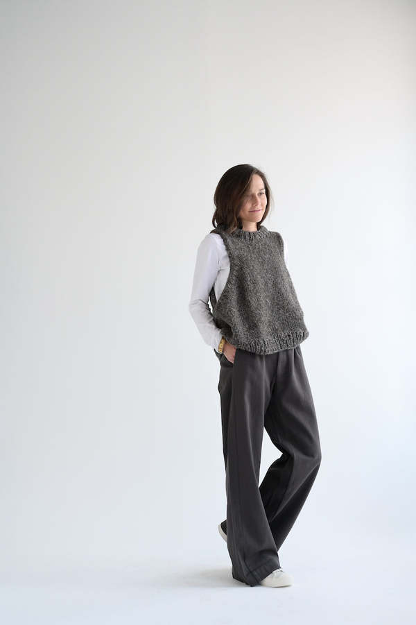 Album di Famiglia Handknit Vest - Pepper | Garmentory