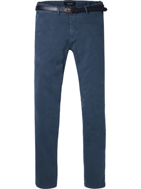 Scotch & Soda Stuart Chino in Steel Scotch & Soda Stuart Chino in Steel