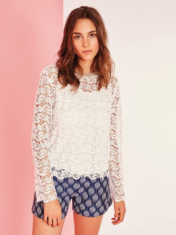 Suncoo Sophie Lace Sweater Suncoo Sophie Lace Sweater