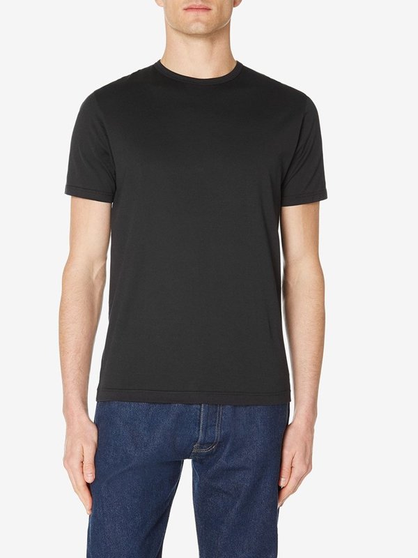 Sunspel Classic T-Shirt in Black Sunspel Classic T-Shirt in Black