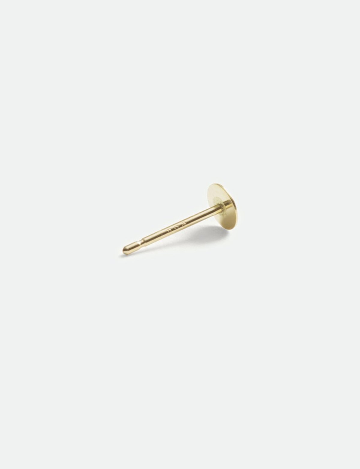 Kathleen Whitaker Sequin 4mm Stud - 14K Gold | Garmentory