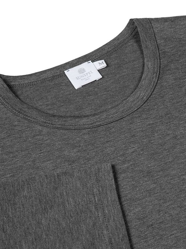 Sunspel Classic T-Shirt in Charcoal Sunspel Classic T-Shirt in Charcoal