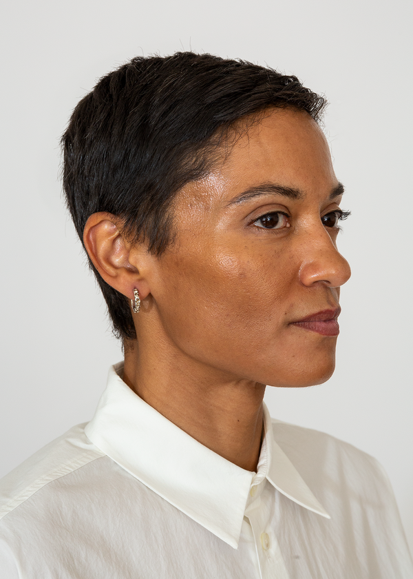 FARIS Small Roca Hoops - Sterling Silver