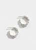 FARIS Small Roca Hoops - Sterling Silver - Thumbnail 2