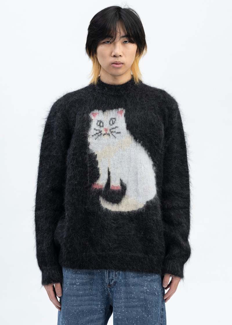 Magliano GATTONE KNIT sweater - BLACK | Garmentory