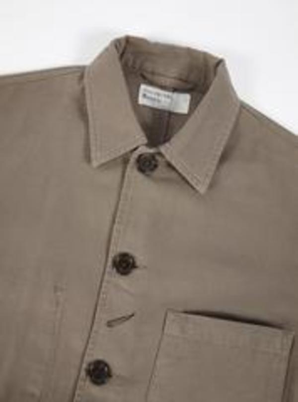 Universal Works Bakers Canvas Jacket - Warm Stone Universal Works Bakers Canvas Jacket - Warm Stone