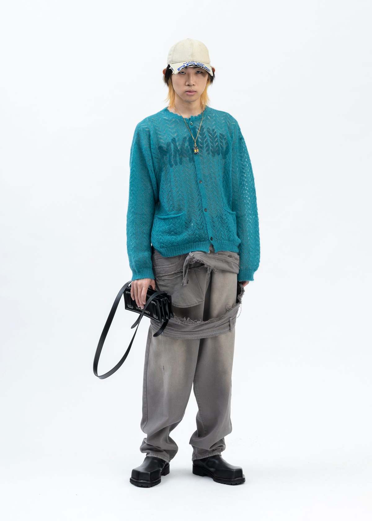 トップス 2022ss \" Magliano \" Bimbo Cardigan Bimbo Cardigan Light Blue – Magliano