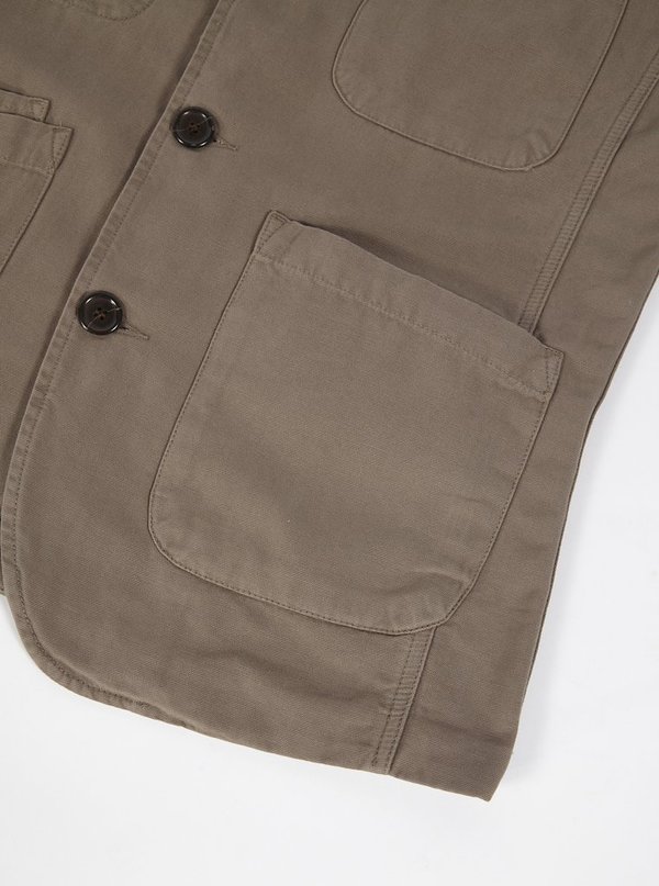 Universal Works Bakers Canvas Jacket - Warm Stone Universal Works Bakers Canvas Jacket - Warm Stone