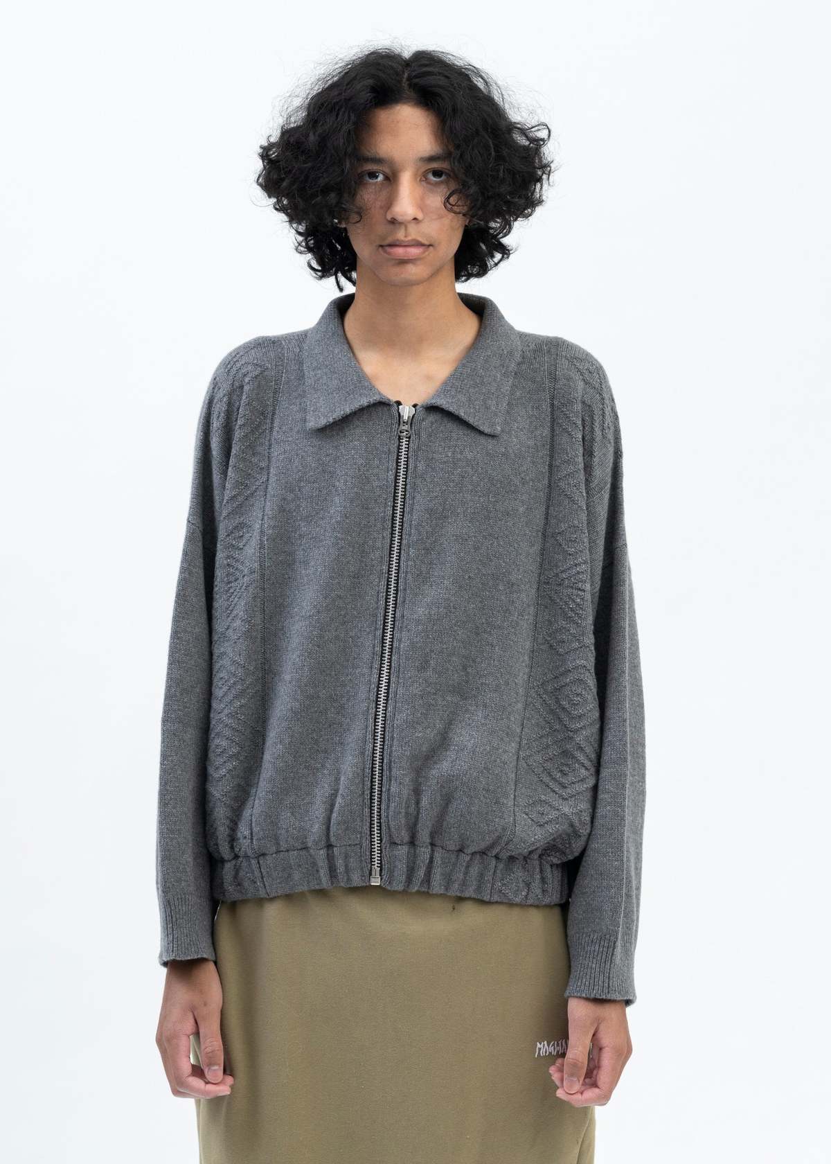 Magliano CHIC KNITTED JACKET - GREY | Garmentory