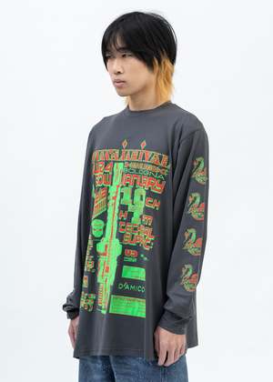 Magliano Washed Black Maglianival Twisted Tee - Black | Garmentory