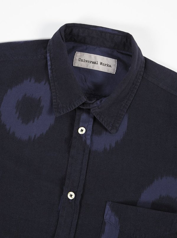 Universal Works Ikat Shirt - Navy Universal Works Ikat Shirt - Navy