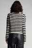 Eleven Six Ava Stripe Sweater - Ivory/Black - Thumbnail 2
