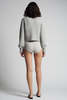 Eleven Six Tilly Short Pant - Pale Grey Melange - Thumbnail 3