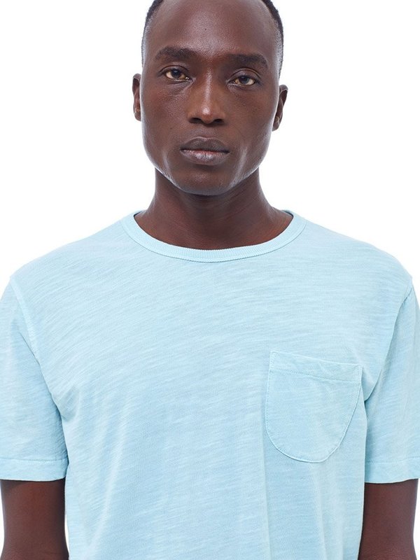 YMC Wild Ones Pocket T-Shirt in Sky YMC Wild Ones Pocket T-Shirt in Sky