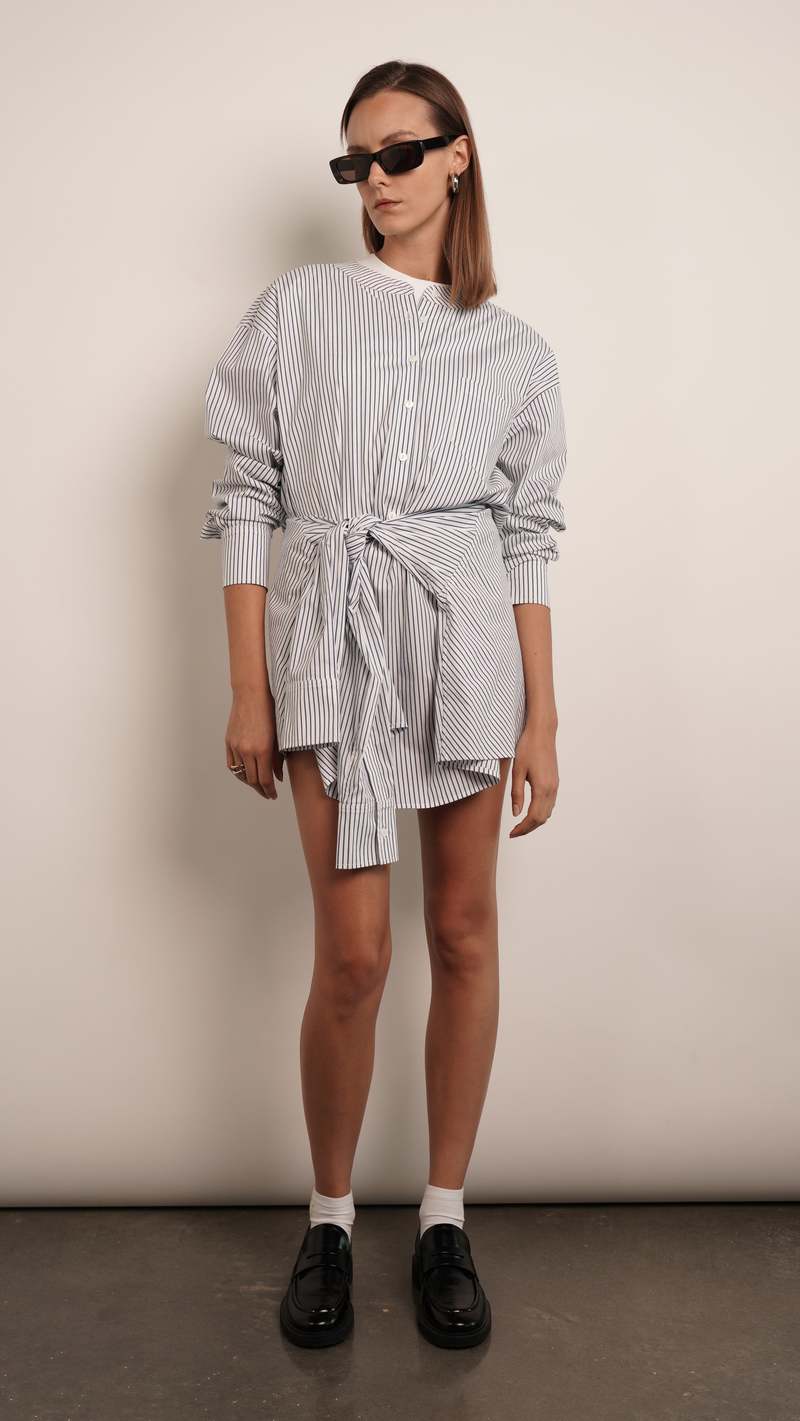 Parentezi SIENNA SHIRT DRESS - BLACK Parentezi SIENNA SHIRT DRESS - BLACK