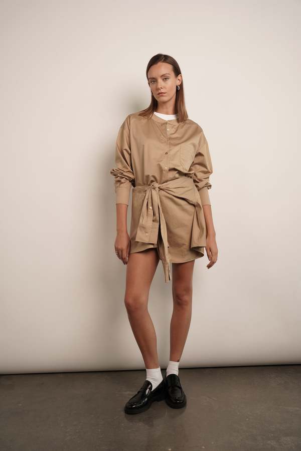 Parentezi SIENNA SHIRT DRESS - BLACK Parentezi SIENNA SHIRT DRESS - BLACK