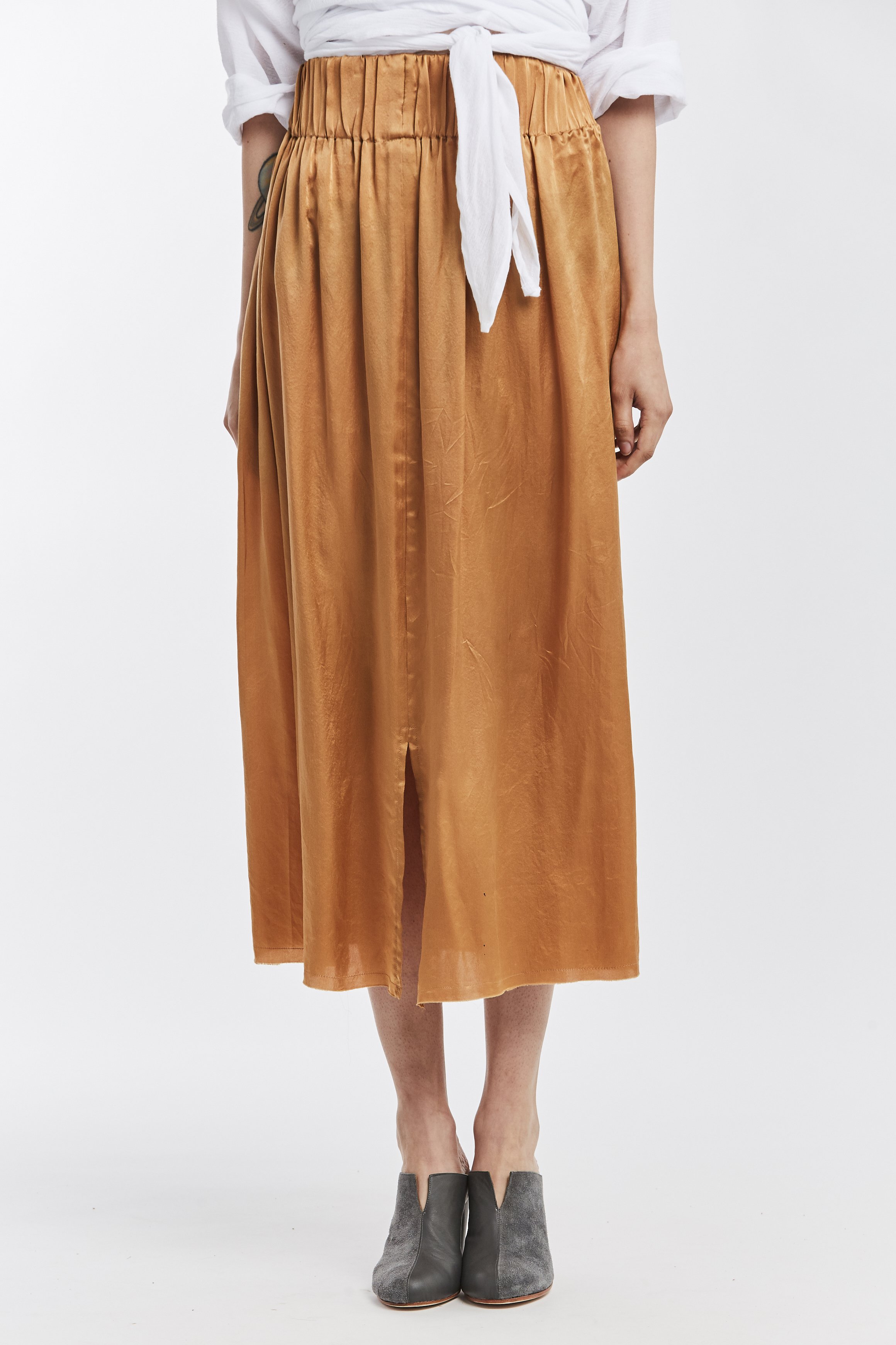 miranda bennett paper bag skirt
