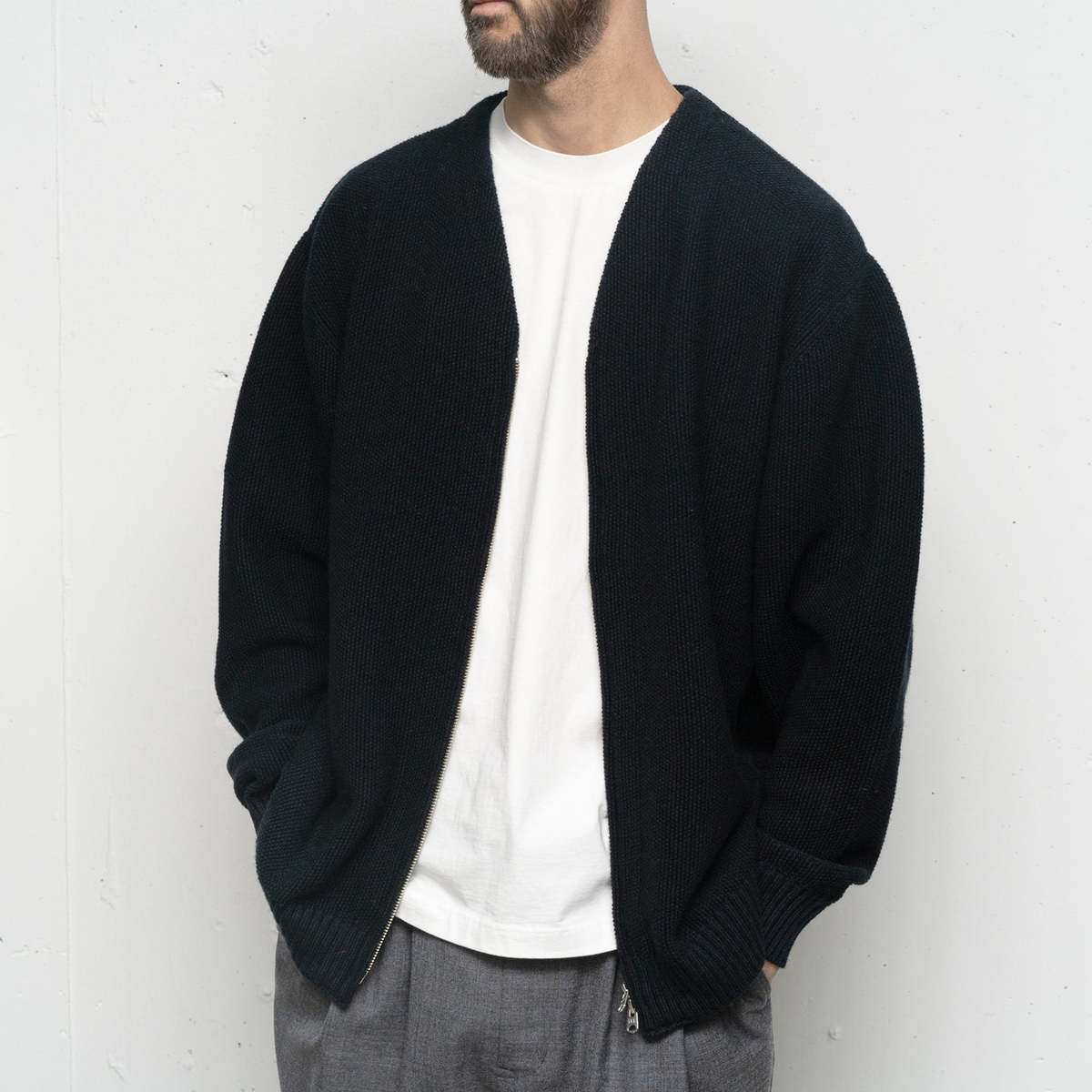 新品 STILL BY HAND Ramie Pique Cardigan Supima Pique Ace Cardigan | Reigning Champ | Reigning Champ US