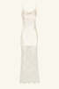 Shona Joy La Lune Cumulus Silk Lace Maxi Dress - Ivory - Thumbnail 7