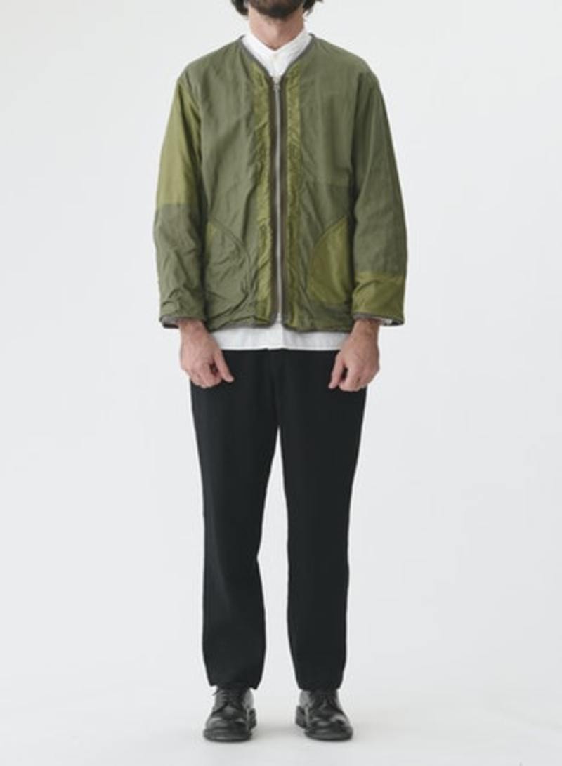 Sage de Cret Patchwork Liner Jacket - Olive