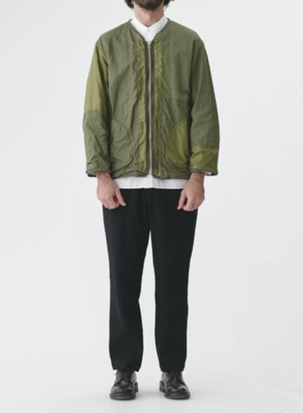 Sage de Cret Patchwork Liner Jacket - Olive - Image 3 of 12