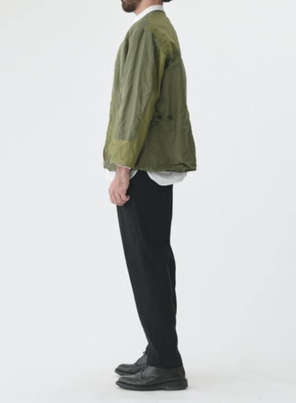 Sage de Cret Patchwork Liner Jacket - Olive