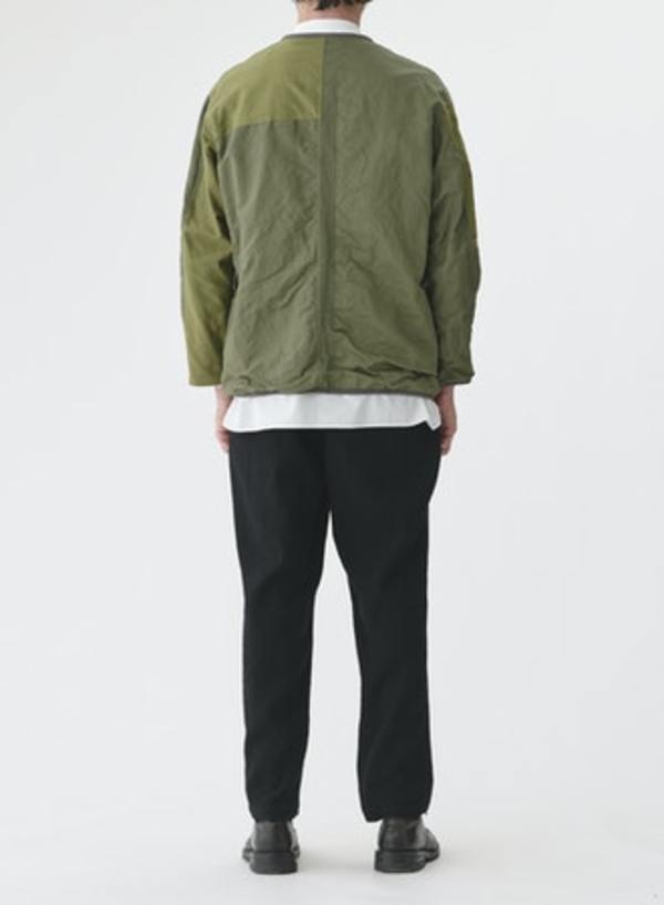 Sage de Cret Patchwork Liner Jacket - Olive