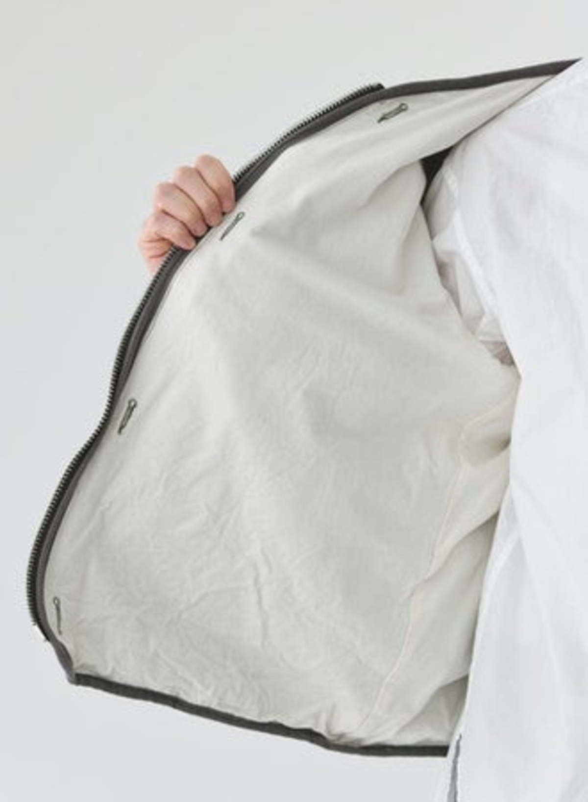 Sage de Cret Patchwork Liner Jacket - Olive - Image 12 of 12